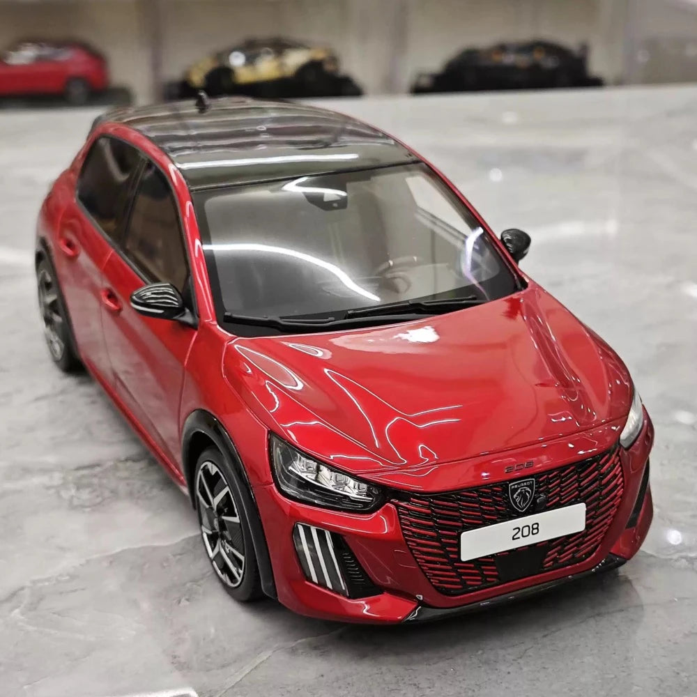[OTTO] 1:18 Peugeot 2020 208 GT rosso modellino di auto resina