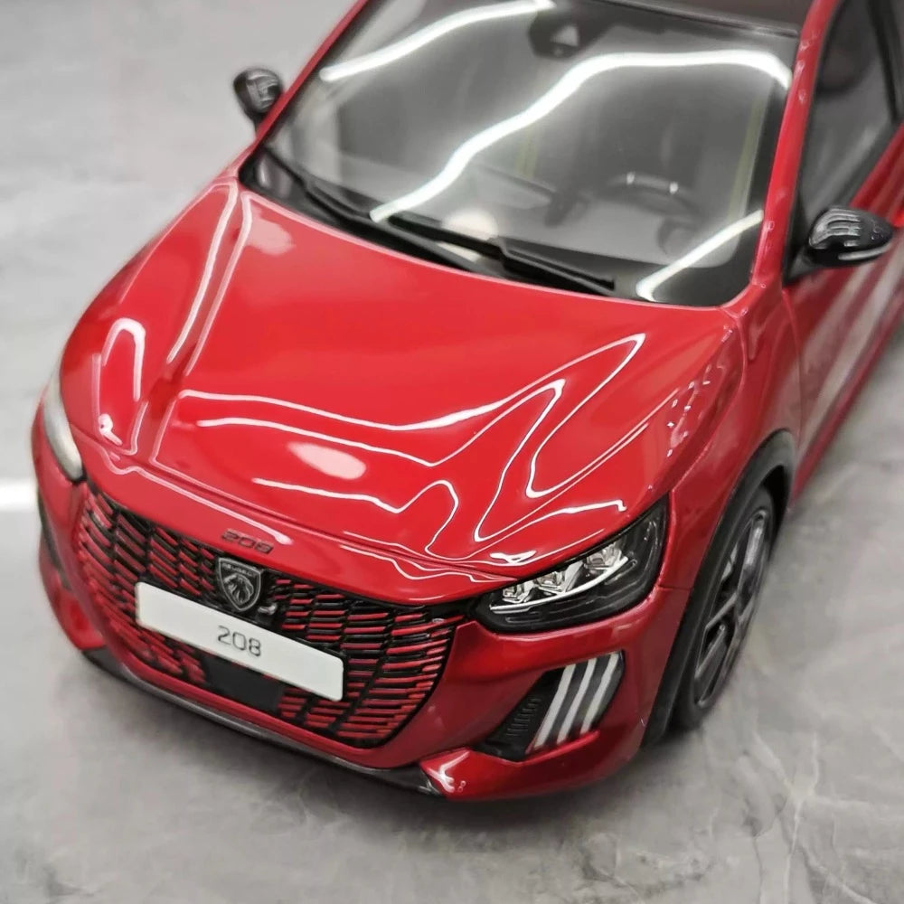 [OTTO] 1:18 Peugeot 2020 208 GT rosso modellino di auto resina