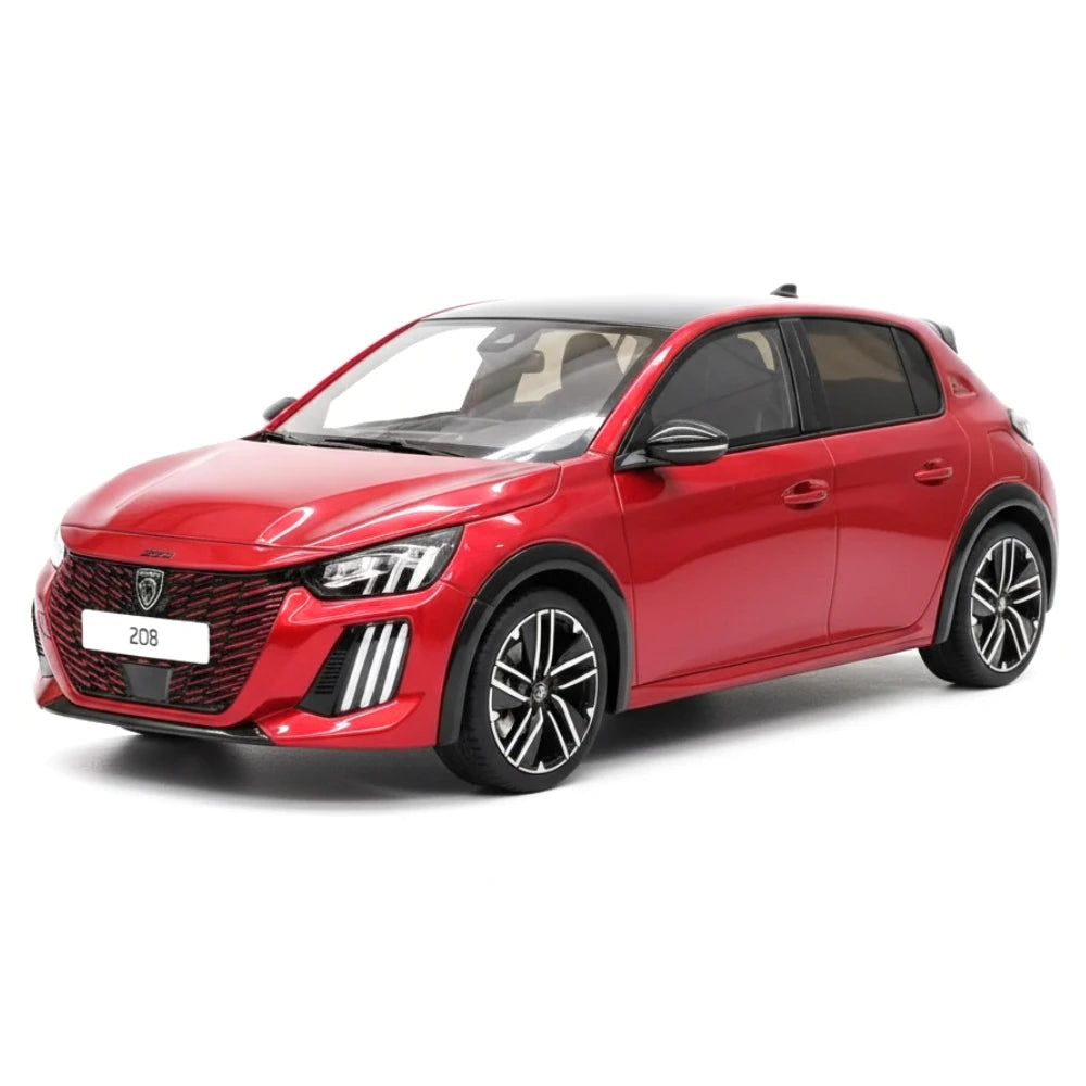 [OTTO] 1:18 Peugeot 2020 208 GT Red Model Car Resin