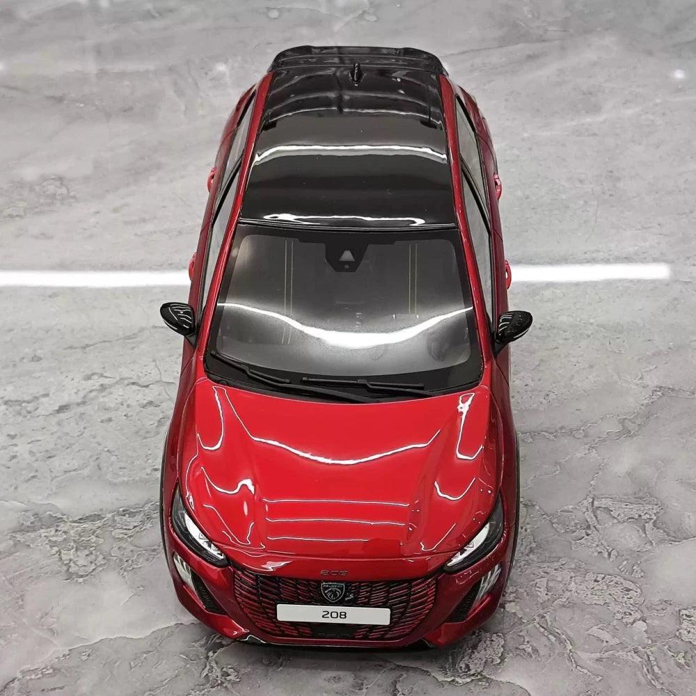 [OTTO] 1:18 Peugeot 2020 208 GT Red Model Car Resin