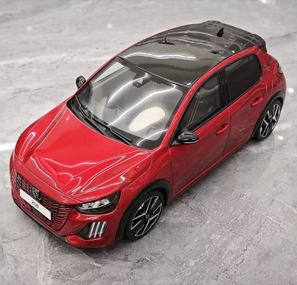 [OTTO] 1:18 Peugeot 2020 208 GT rosso modellino di auto resina
