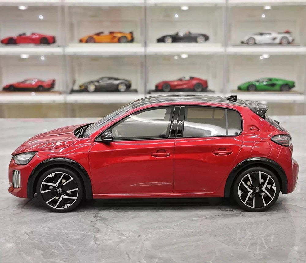 [OTTO] 1:18 Peugeot 2020 208 GT Red Model Car Resin