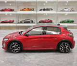 [OTTO] 1:18 Peugeot 2020 208 GT rosso modellino di auto resina