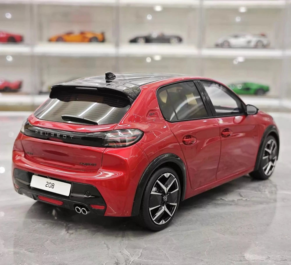 [OTTO] 1:18 Peugeot 2020 208 GT rosso modellino di auto resina