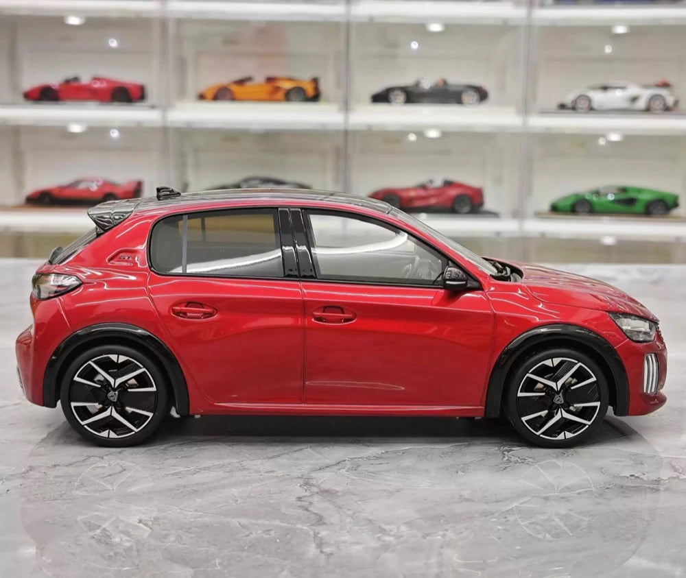 [OTTO] 1:18 Peugeot 2020 208 GT rosso modellino di auto resina