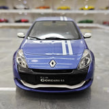[OTTO] 1:18 Renault 2010 Clio 3 RS Blue Model Car Resin