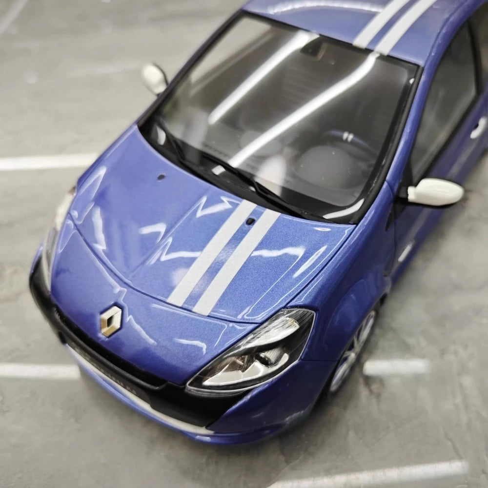 [OTTO] 1:18 Renault 2010 Clio 3 RS Blue Model Car Resin