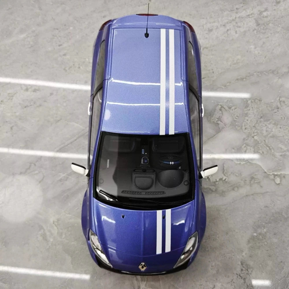[OTTO] 1:18 Renault 2010 Clio 3 RS Blue Model Car Resin