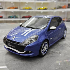 [OTTO] 1:18 Renault 2010 Clio 3 RS Blue Model Car Resin