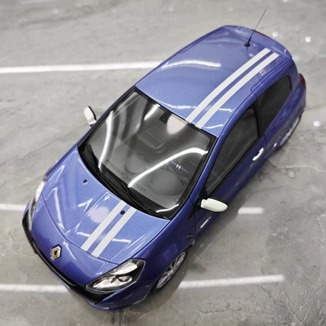 [OTTO] 1:18 Renault 2010 Clio 3 RS Blue Model Car Resin