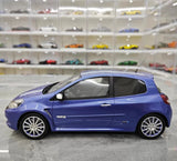 [OTTO] 1:18 Renault 2010 Clio 3 RS Blue Model Car Resin