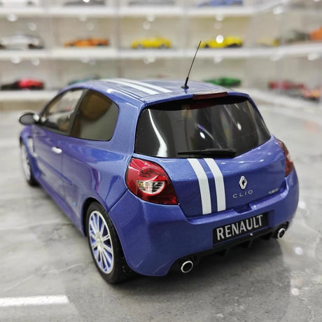 [OTTO] 1:18 Renault 2010 Clio 3 RS Blue Model Car Resin