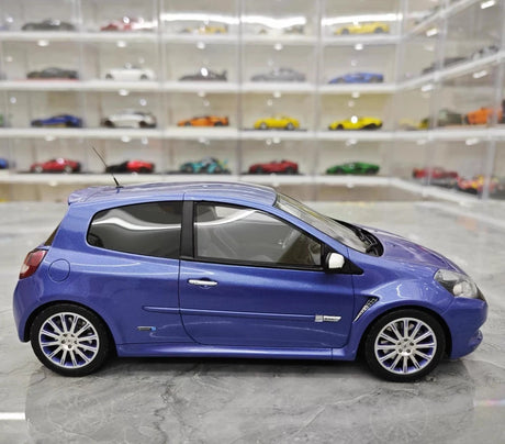 [OTTO] 1:18 Renault 2010 Clio 3 RS Blue Model Car Resin