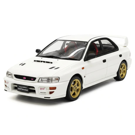 [OTTO] 1:18 Subaru 1998 Impreza WRX STI Version White Model Car Resin