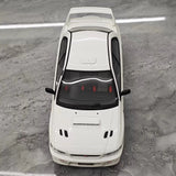 [OTTO] 1:18 Subaru 1998 Impreza WRX STI Version White Model Car Resin