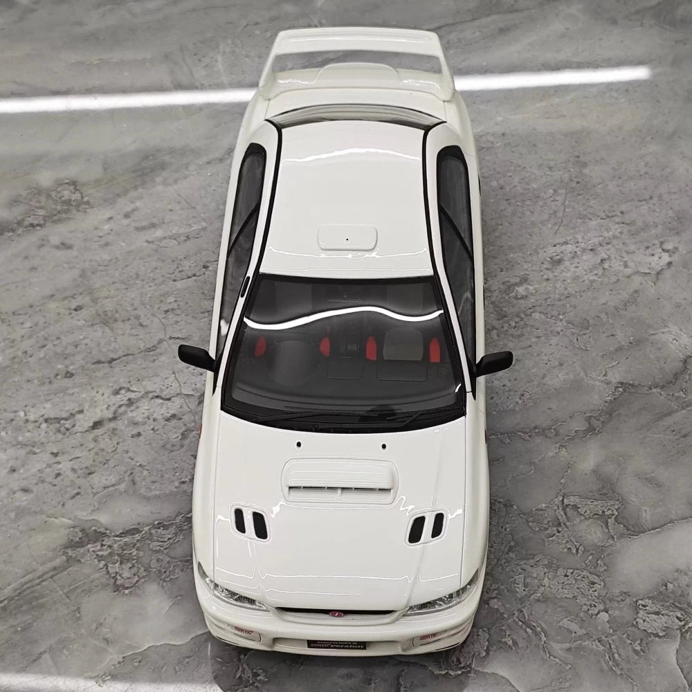[OTTO] 1:18 Subaru 1998 Impreza WRX STI Version White Model Car Resin