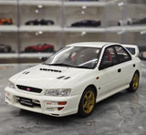 [OTTO] 1:18 Subaru 1998 Impreza WRX STI Version White Model Car Resin