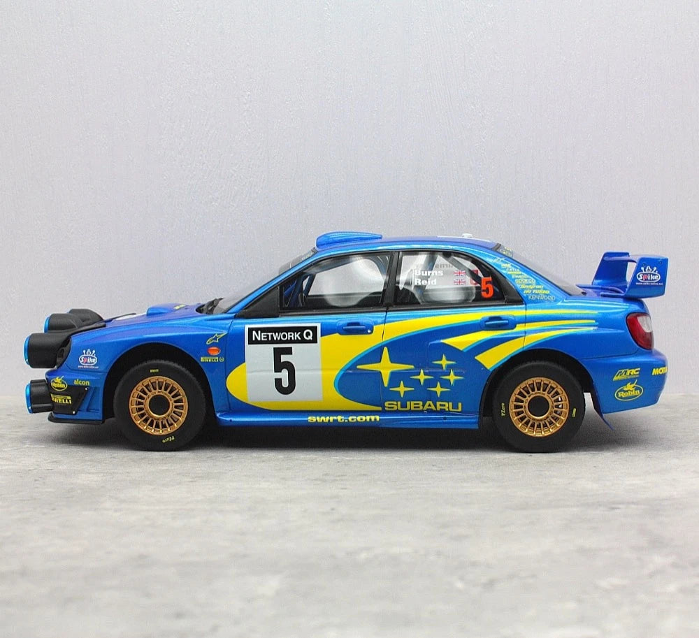[OTTO] 1:18 Subaru 2001 Impreza WRX RAC #5 Car Model Hars / Closed Body
