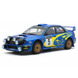 [OTTO] 1:18 Subaru 2001 Impreza WRX RAC #5 Car Model Hars / Closed Body