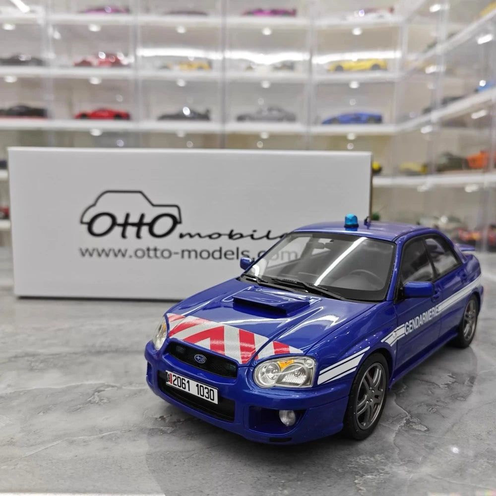 [OTTO] 1:18 Subaru 2004 Impreza WRX STI Gendarmerie Model Car Resin