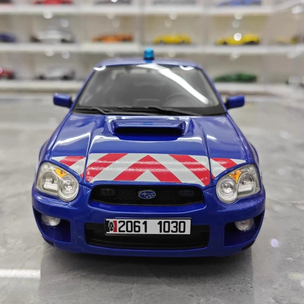 [OTTO] 1:18 Subaru 2004 Impreza WRX STI Gendarmerie Model Car Resin