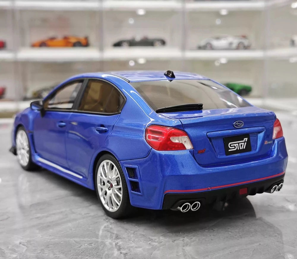 [OTTO] 1:18 Subaru 2016 WRX STI S207 bleu voiture miniature Resin