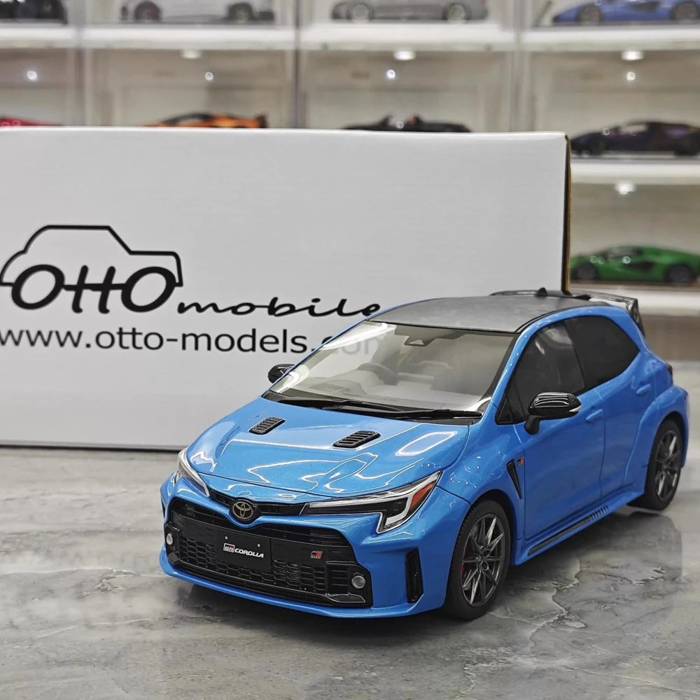 [OTTO] 1:18 Toyota 2023 GR Corolla Blue Model Car Resin