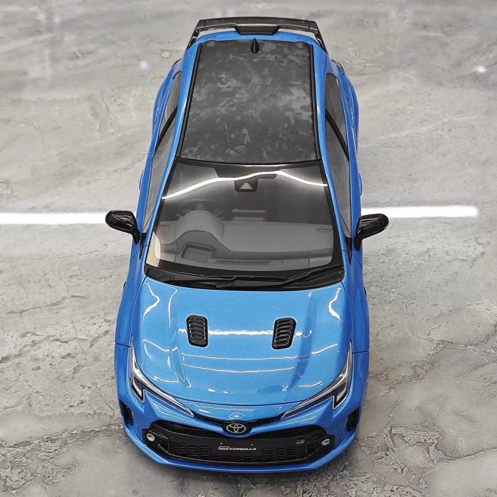 [OTTO] 1:18 Toyota 2023 GR Corolla Blue Model Car Resin