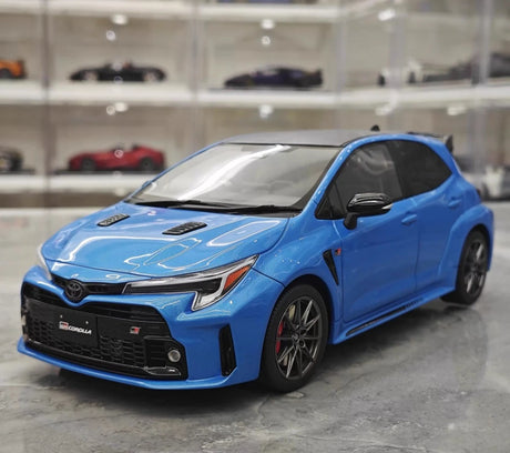 [OTTO] 1:18 Toyota 2023 GR Corolla Blue Model Car Resin
