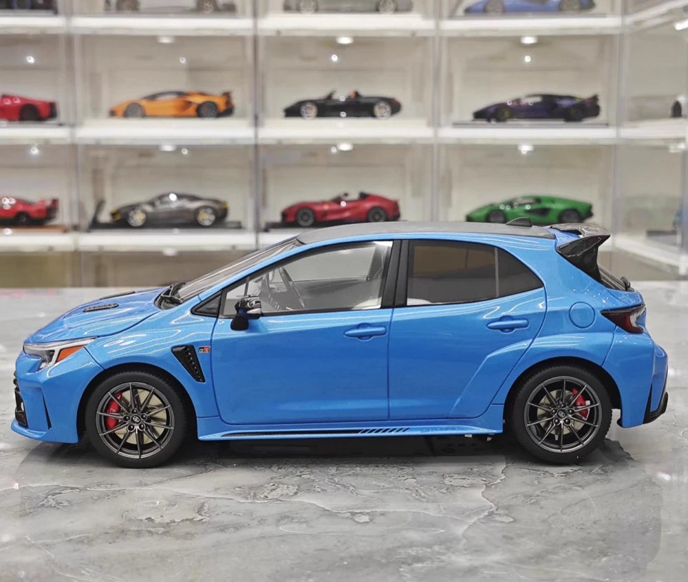[OTTO] 1:18 Toyota 2023 GR Corolla Blue Model Car Resin