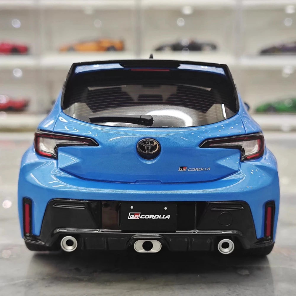 [OTTO] 1:18 Toyota 2023 GR Corolla Blue Model Car Resin