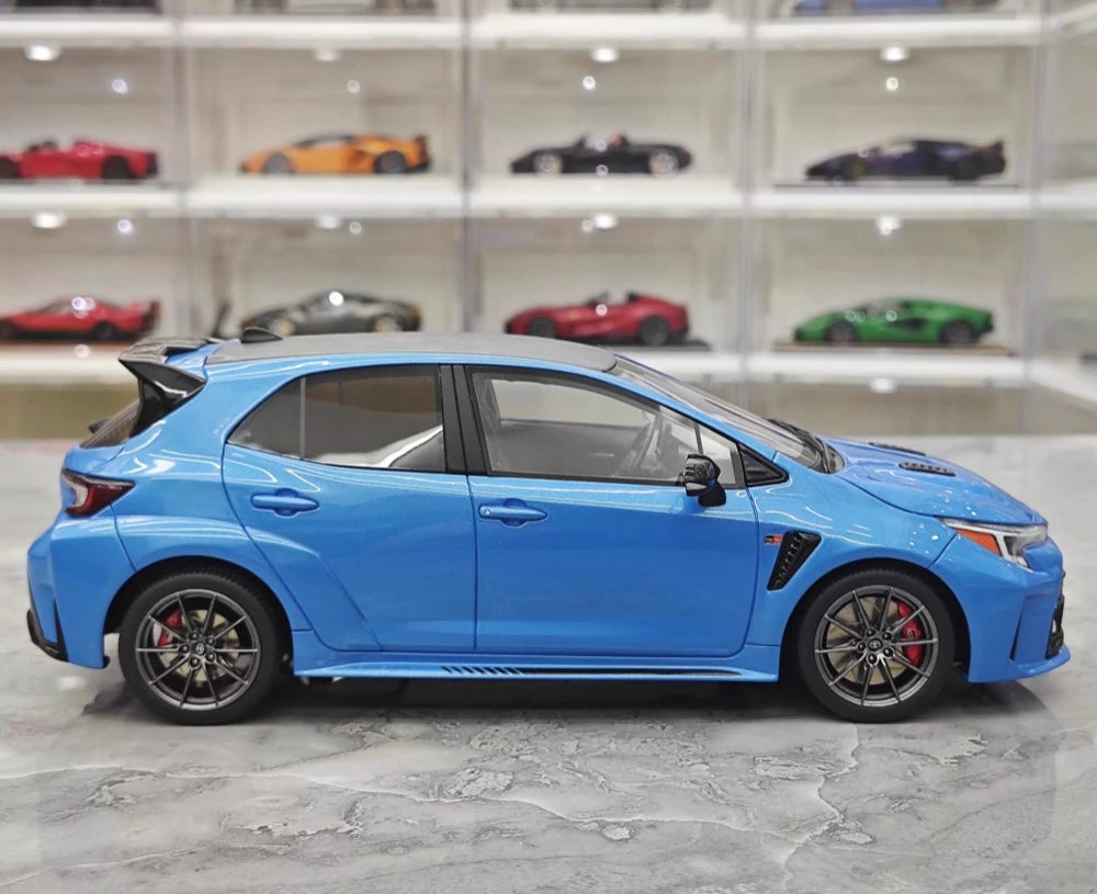 [OTTO] 1:18 Toyota 2023 GR Corolla Blue Model Car Resin