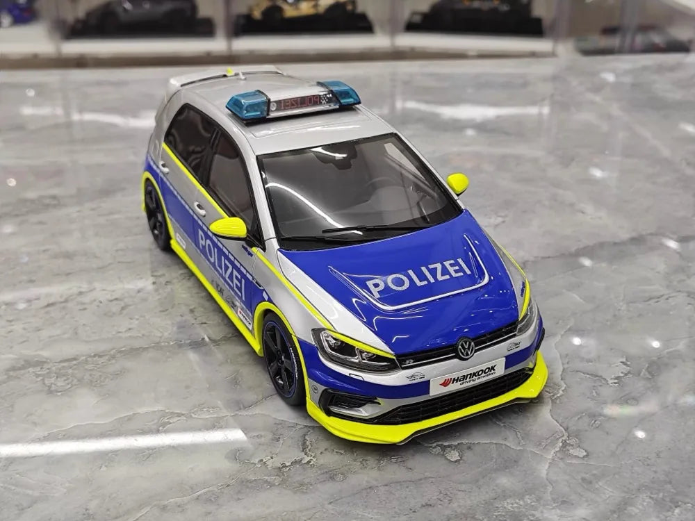 [OTTO] 1:18 Volkswagen 2018 Golf VII Polizei Model Car Resin