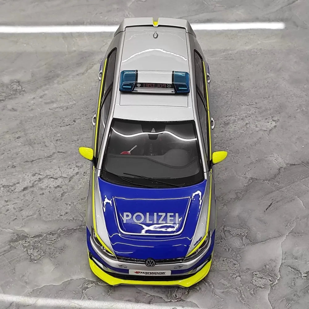 [OTTO] 1:18 Volkswagen 2018 Golf VII Polizei Model Car Resin