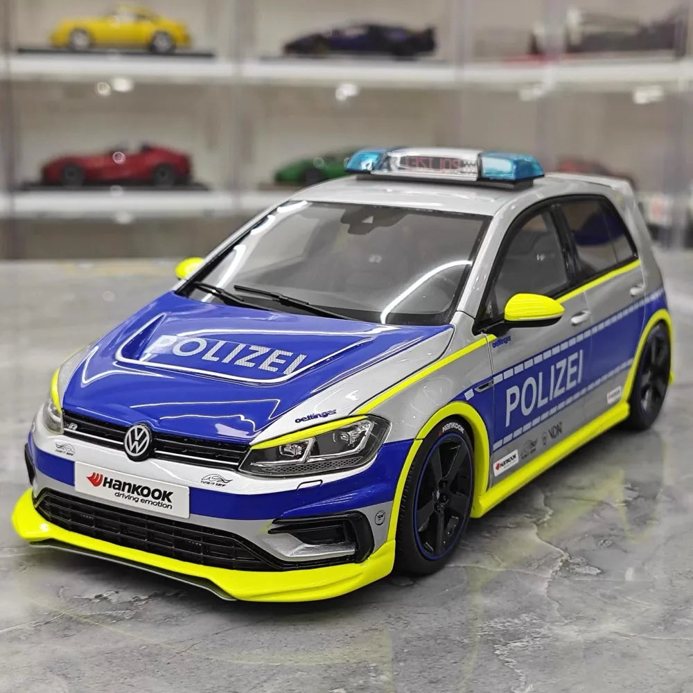 [OTTO] 1:18 Volkswagen 2018 Golf VII Polizei Model Car Resin