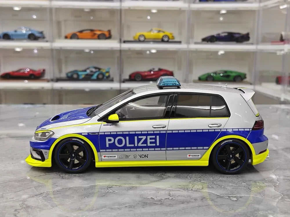 [OTTO] 1:18 Volkswagen 2018 Golf VII Polizei Model Car Resin