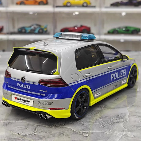 [OTTO] 1:18 Volkswagen 2018 Golf VII Polizei Model Car Resin