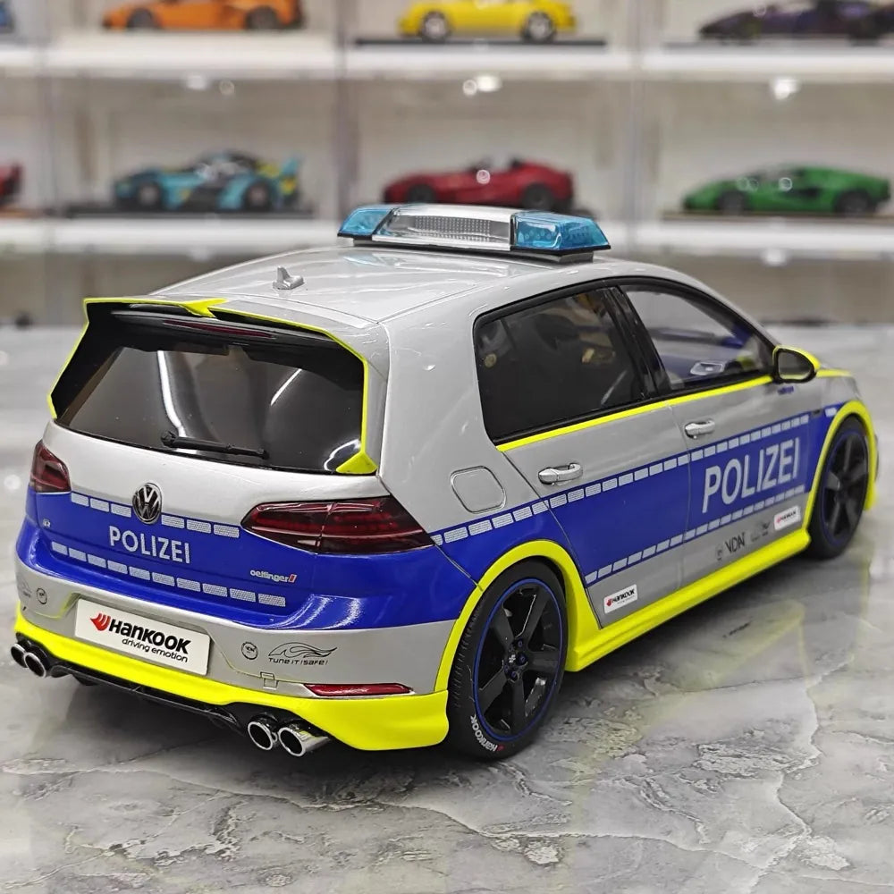 [OTTO] 1:18 Volkswagen 2018 Golf VII Polizei Model Car Resin