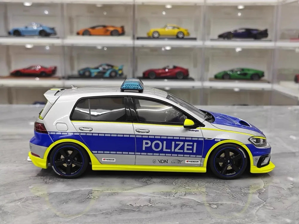 [OTTO] 1:18 Volkswagen 2018 Golf VII Polizei Model Car Resin