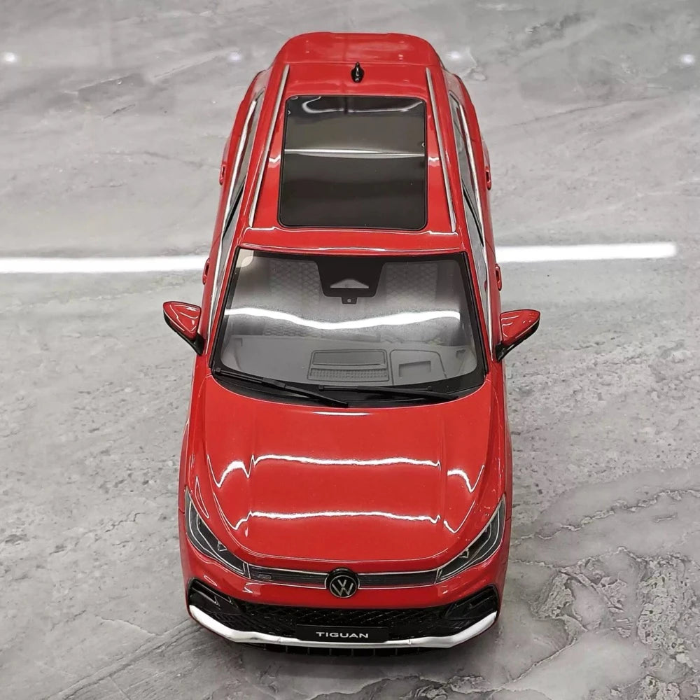 [OTTO] 1:18 Volkswagen 2025 Tiguan eTSI Red Model Car Resin