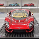 [Peako] 1:18 De Tomaso 2019 P72 Red Model Car Resin