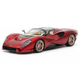 [Peako] 1:18 De Tomaso 2019 P72 Red Model Car Resin