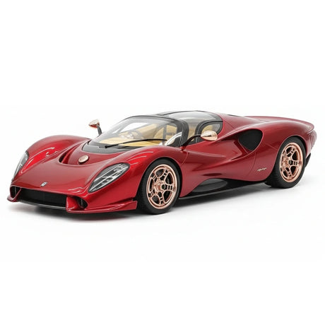 [Peako] 1:18 De Tomaso 2019 P72 Red Model Car Resin