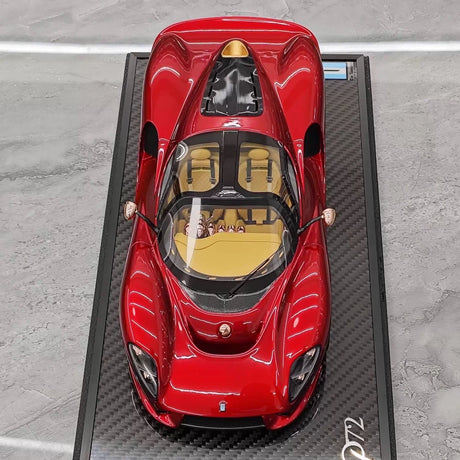 [Peako] 1:18 De Tomaso 2019 P72 Red Model Car Resin