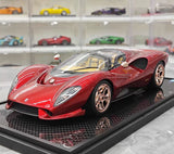 [Peako] 1:18 De Tomaso 2019 P72 Red Model Car Resin