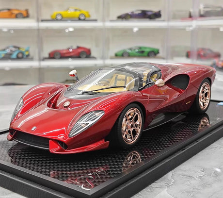 [Peako] 1:18 De Tomaso 2019 P72 Red Model Car Resin