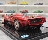 [Peako] 1:18 De Tomaso 2019 P72 Red Model Car Resin
