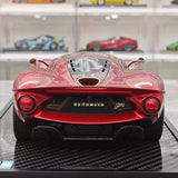 [Peako] 1:18 De Tomaso 2019 P72 Red Model Car Resin