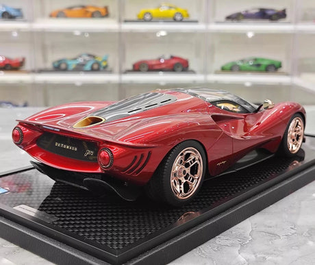 [Peako] 1:18 De Tomaso 2019 P72 Red Model Car Resin