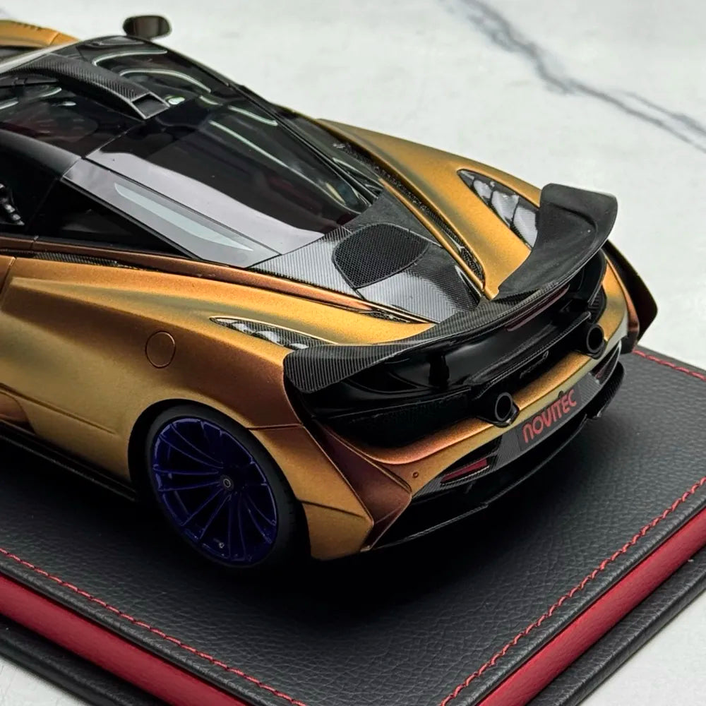 [Peako] 1:18 McLaren 2019 720S Novitec Gold Model Car Resin